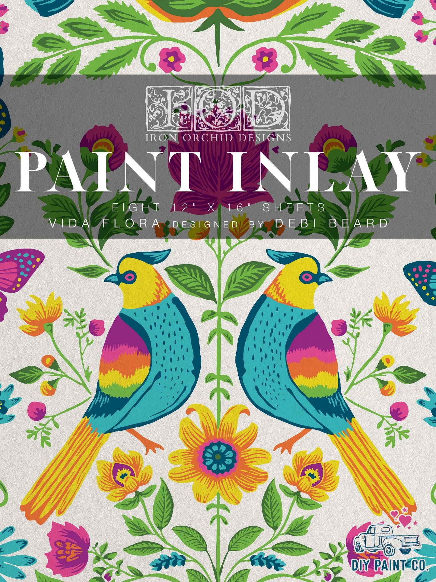 IOD Paint Inlay Vida Flora