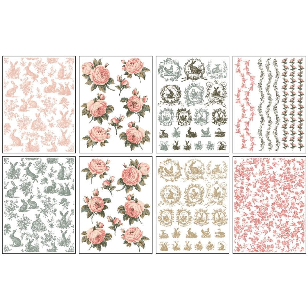 IOD paint inlay Spring Melody