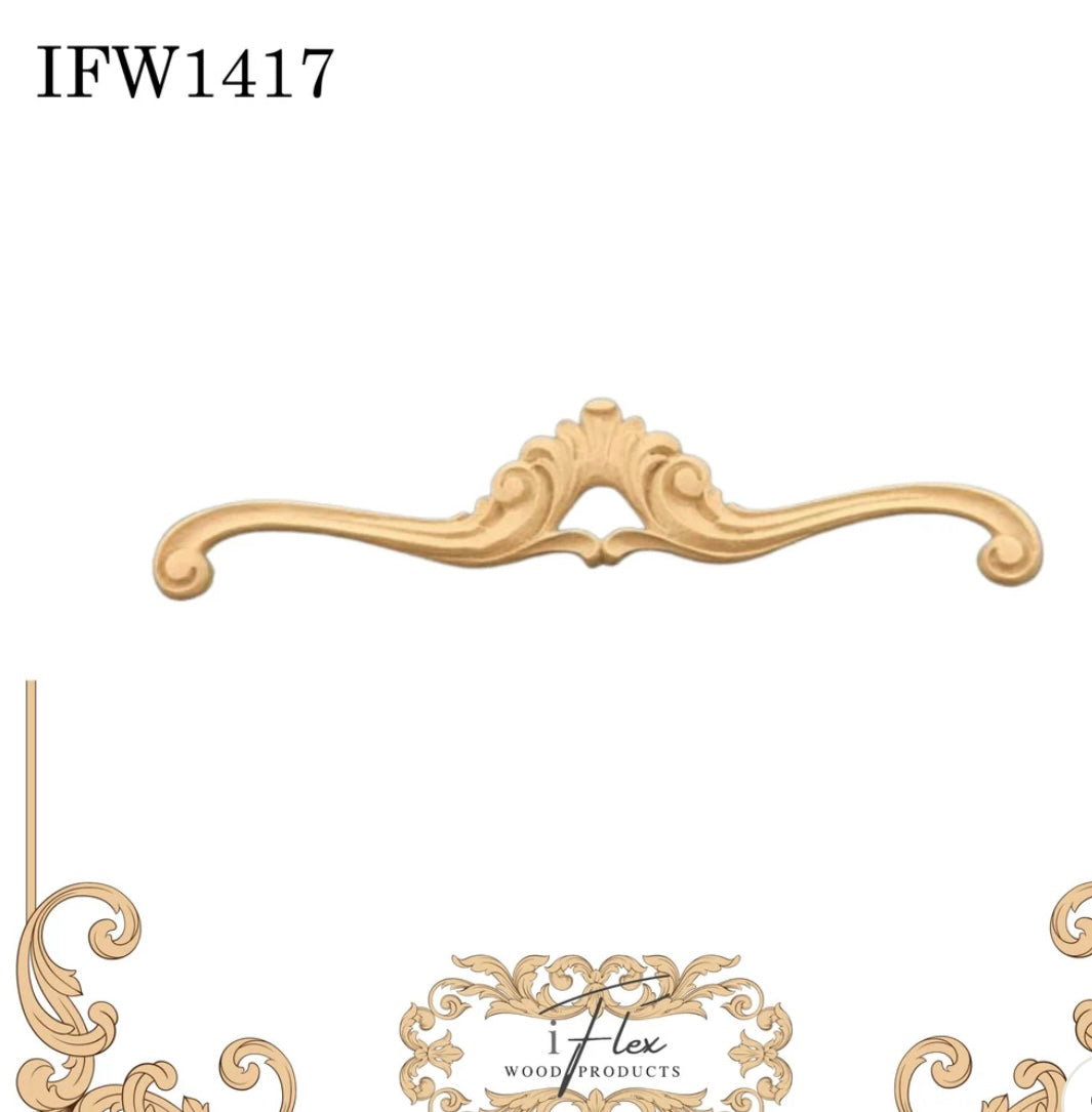 I Flex Scroll Applique 1417n
