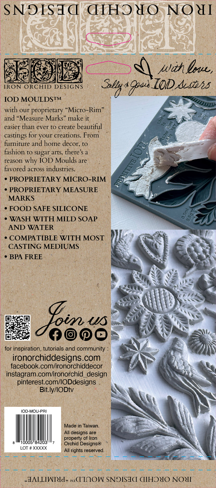 Iron Orchid Designs Primitive IOD decor mould