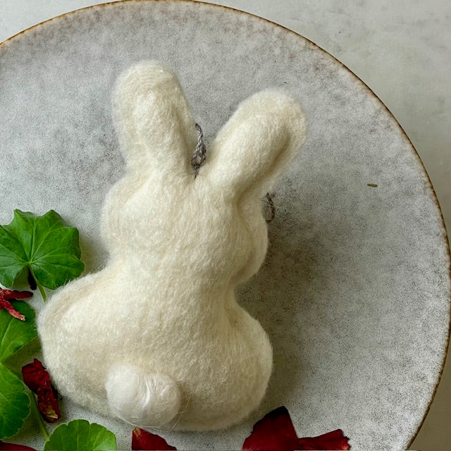 Felted Bunny Soap