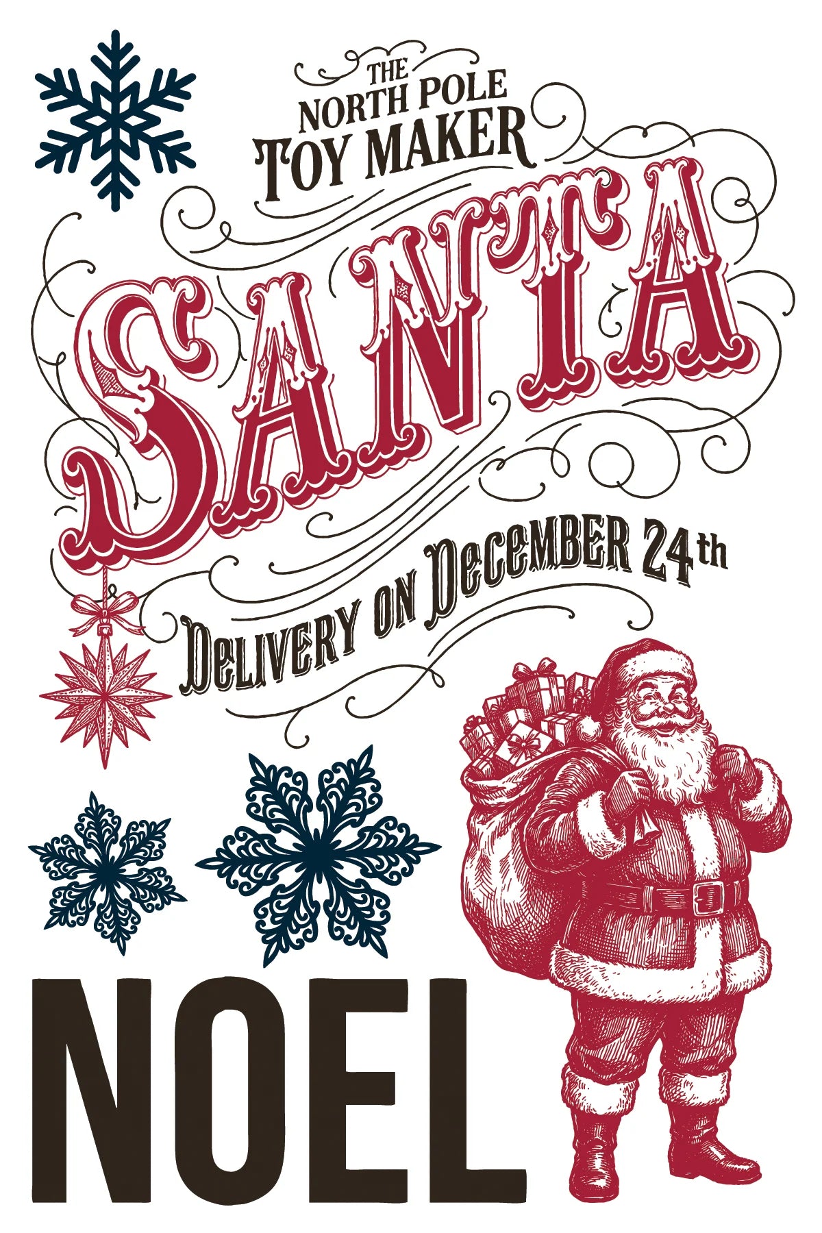 IOD Paint Inlay 8x12 The North Pole Co.