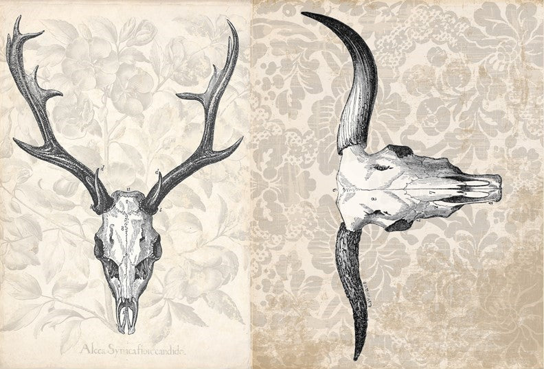 Antler Project Block Decoupage Paper