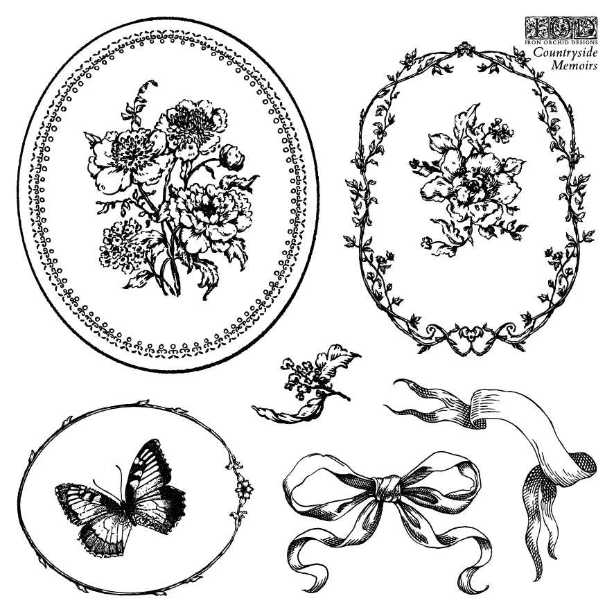 Countryside Memories IOD stamp set