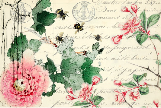 Cherry Blossoms Roycycled Decoupage Paper