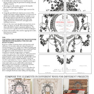 IOD Transfer Cosette 12x16 Pad