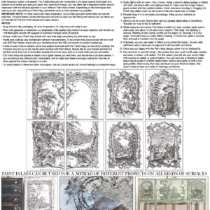 IOD Paint Inlay La Chasse 12x16 pad