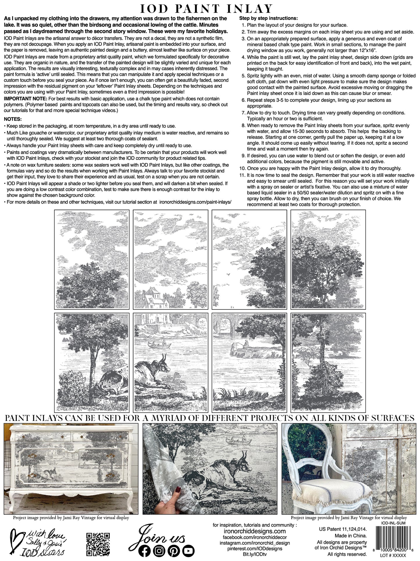 Summer Villa Paint Inlay 12 x 16 8 pages