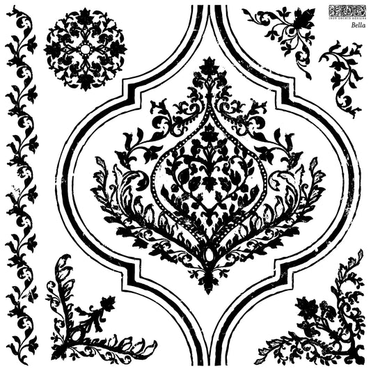 Bella IOD Decor Stamp 12 x 12