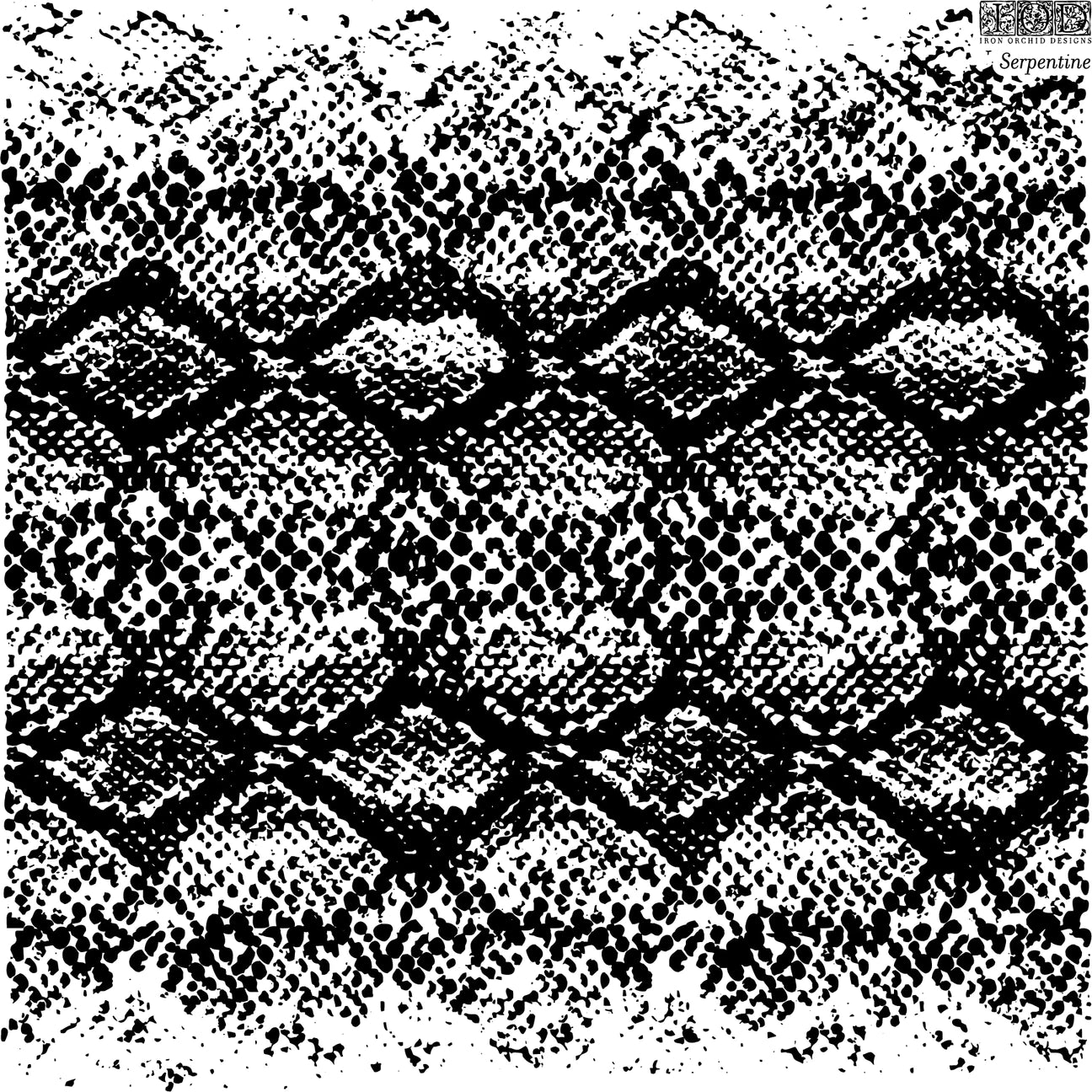 IOD Serpentine Stamp 12 x 12