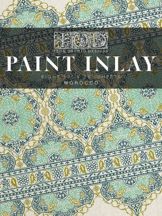 Morocco IOD Paint Inlay 12x 16 Pad