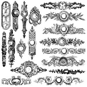 Iron Orchid Designs Backplates 12x12 IOD Decor Stamp