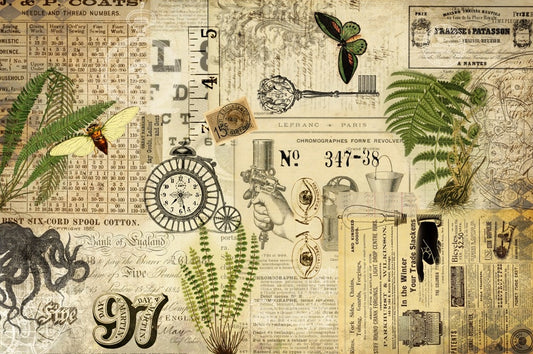 Industrial Masterboard Roycycled Decoupage Paper