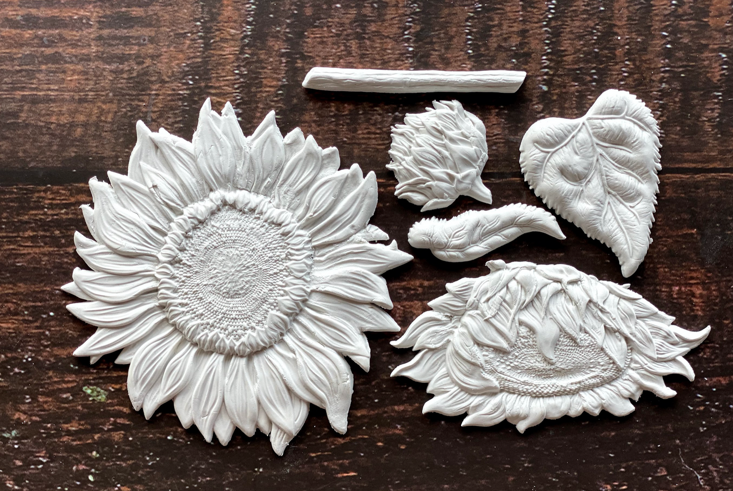 SUNFLOWERS 6X10 IOD Decor MOULDS