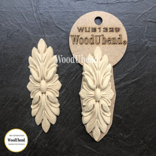 Woodubend Pack of Two Leaf Bunches WUB1329 10x4cm