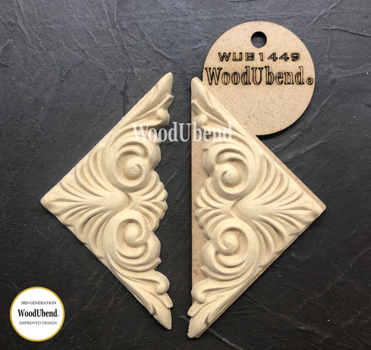 Woodubend Pack of Two Decorative Plumes WUB1449 6.5x14cm