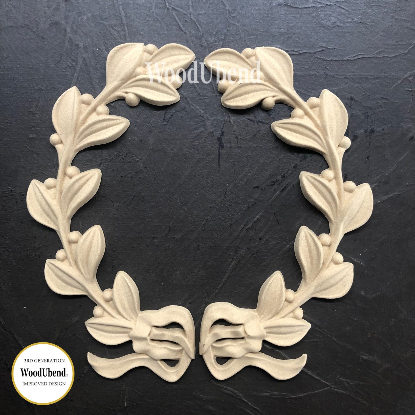 Woodubend Wreath (Set of two pieces) WUB1457 20.5x20.5cm