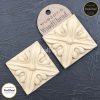 Woodubend Pack of Two Square Flower Centrepieces JMM WUB207.6 7x7x0.7 cm