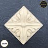 Woodubend Pack of Two Square Flower Centrepieces JMM WUB207.6 7x7x0.7 cm