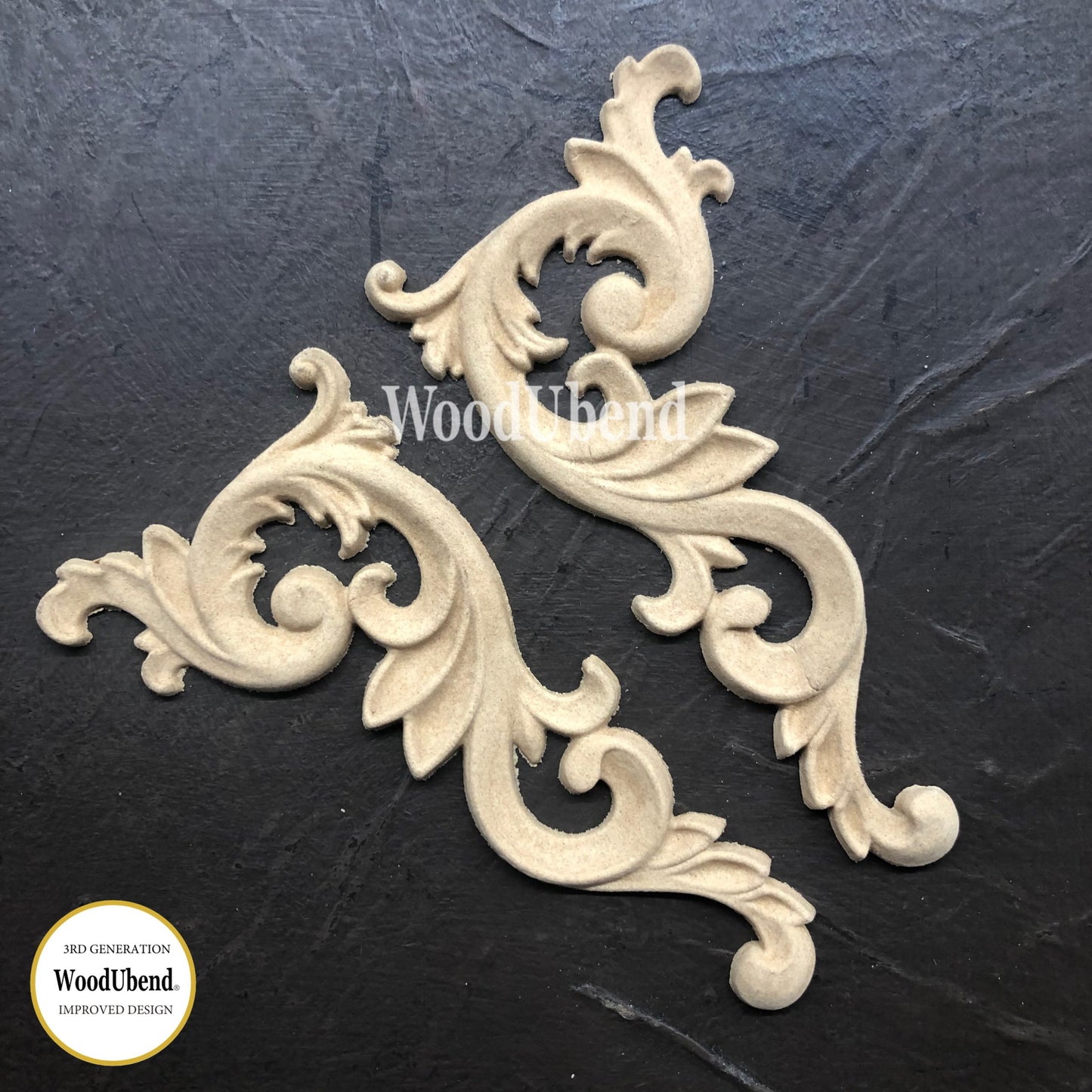 WoodUBendSet of Scrolls WUB2181 12.5x6cm
