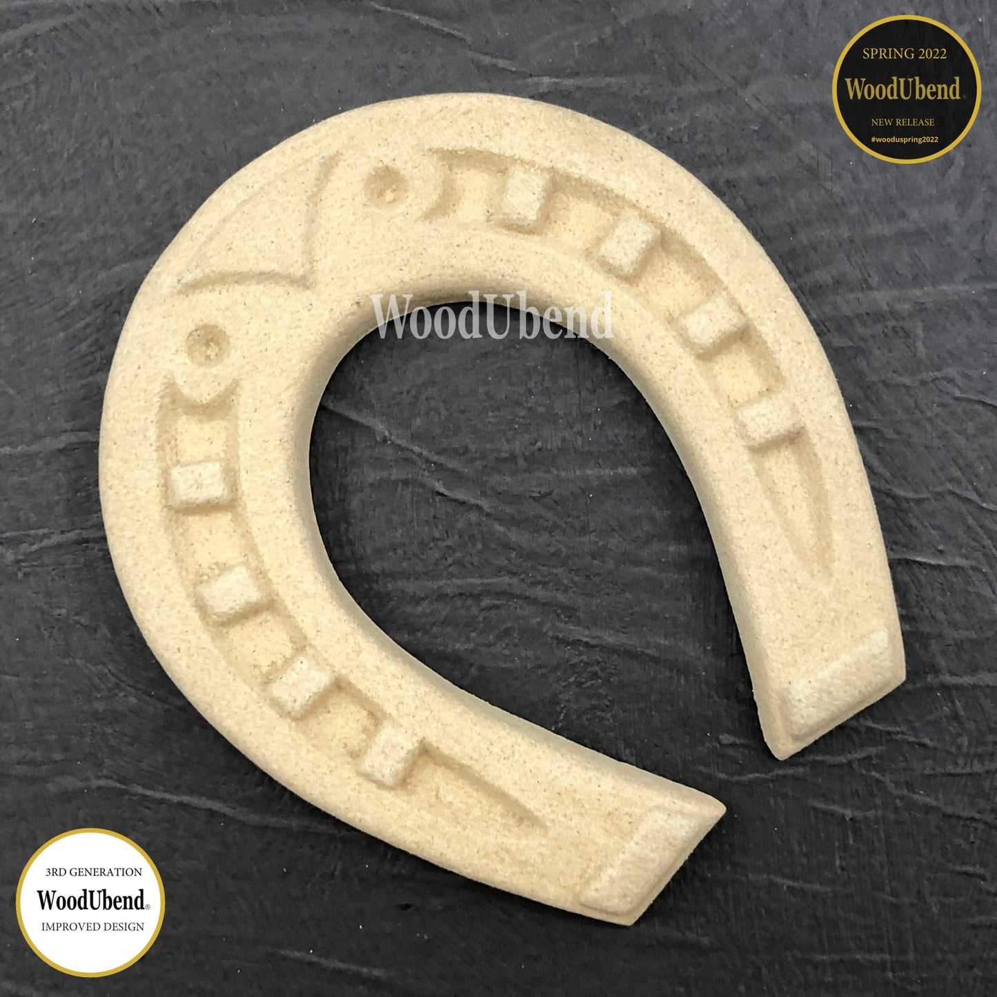 Pack of Two Applique Lucky Horseshoes WUB6112 10x8.8x1 cms