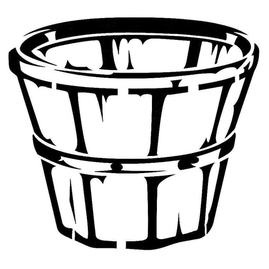 Basket Stencil Roycyled Treasures