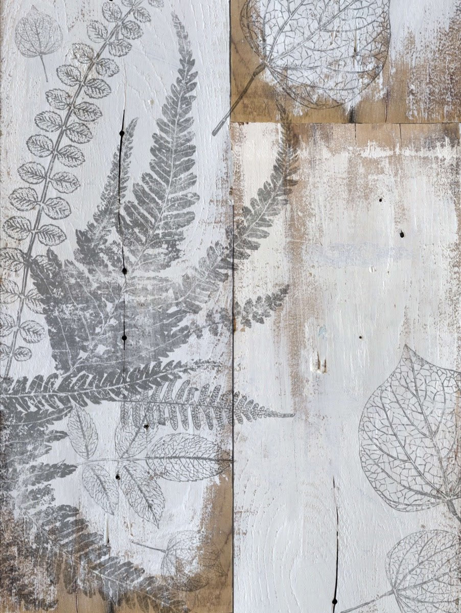 Iron Orchid Designs Frond 12×12 IOD DECOR STAMP