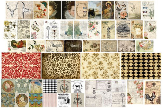 Roycycoed Catalog Decoupage Paper