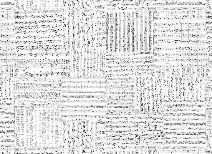 Music Notes Masterboard  Roycycled Decoupage Paper