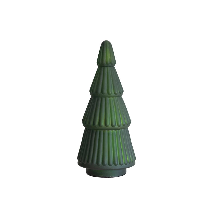 Day 4 of 12 Days of Christmas Mercury Glass Tree Green or Red