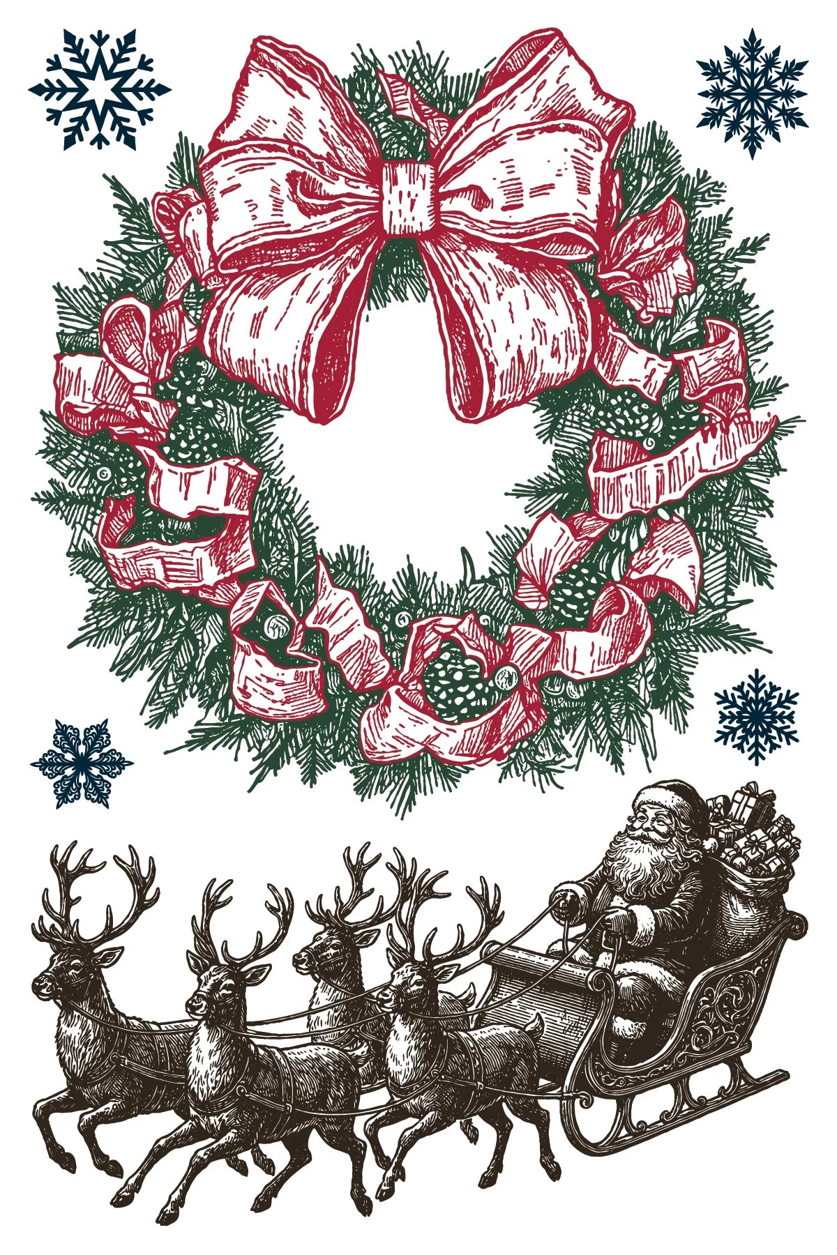 IOD Paint Inlay 8x12 The North Pole Co.