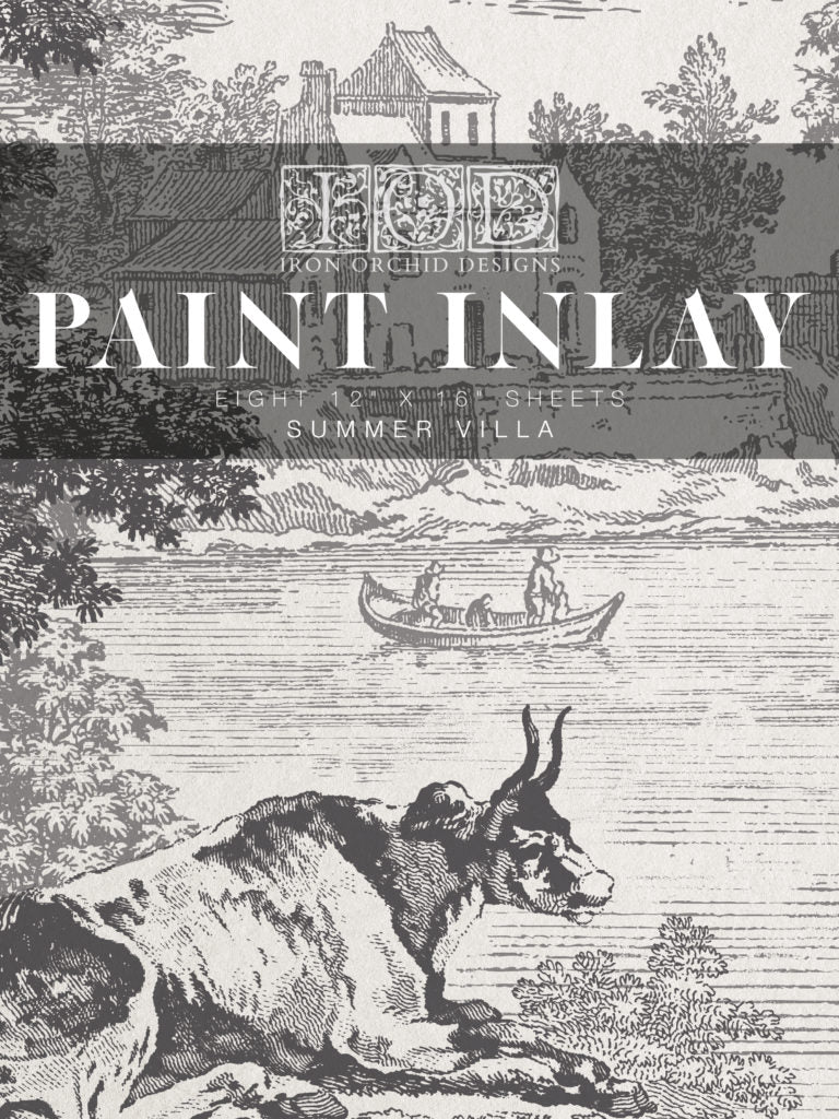 Summer Villa Paint Inlay 12 x 16 8 pages