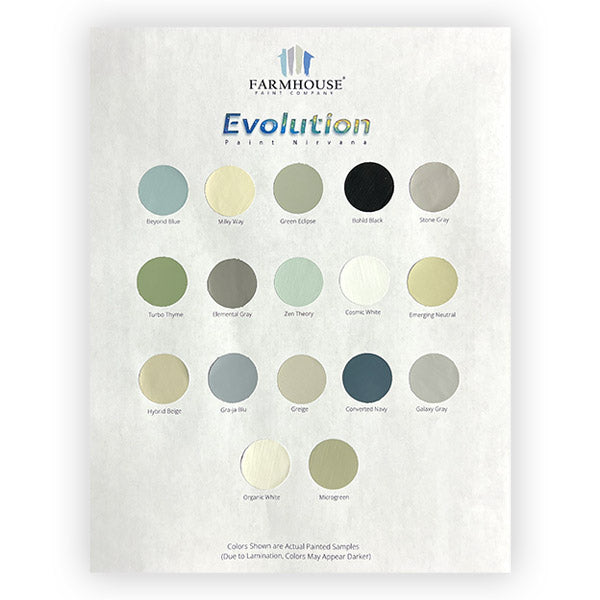 Farmhouse Evolution Color Chart