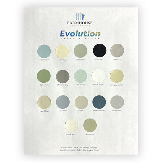 Farmhouse Evolution Color Chart