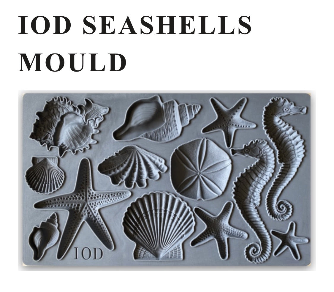 SEASHELL 6x10  Iron Orchid Design MOULDS